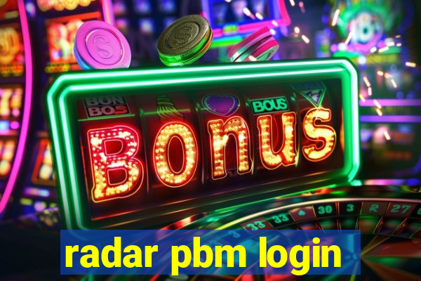 radar pbm login